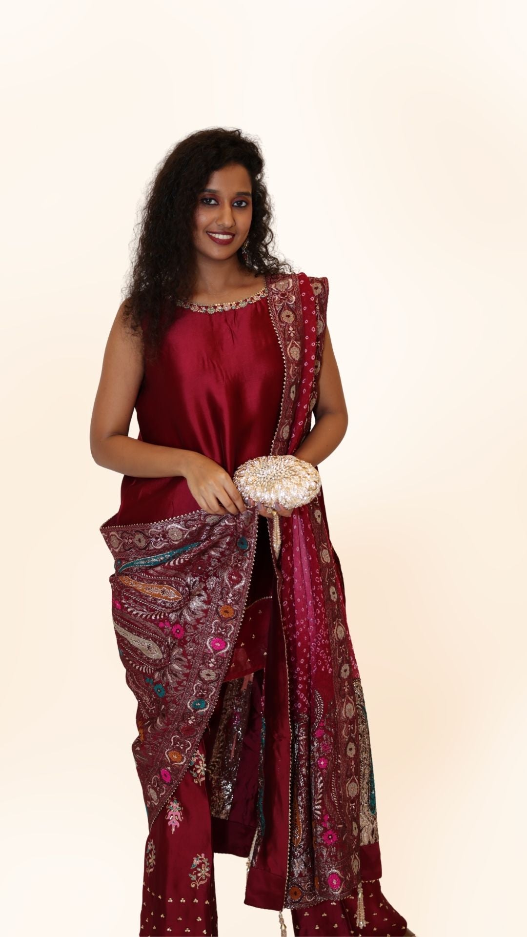 Mina Kari Silk Outfit Set