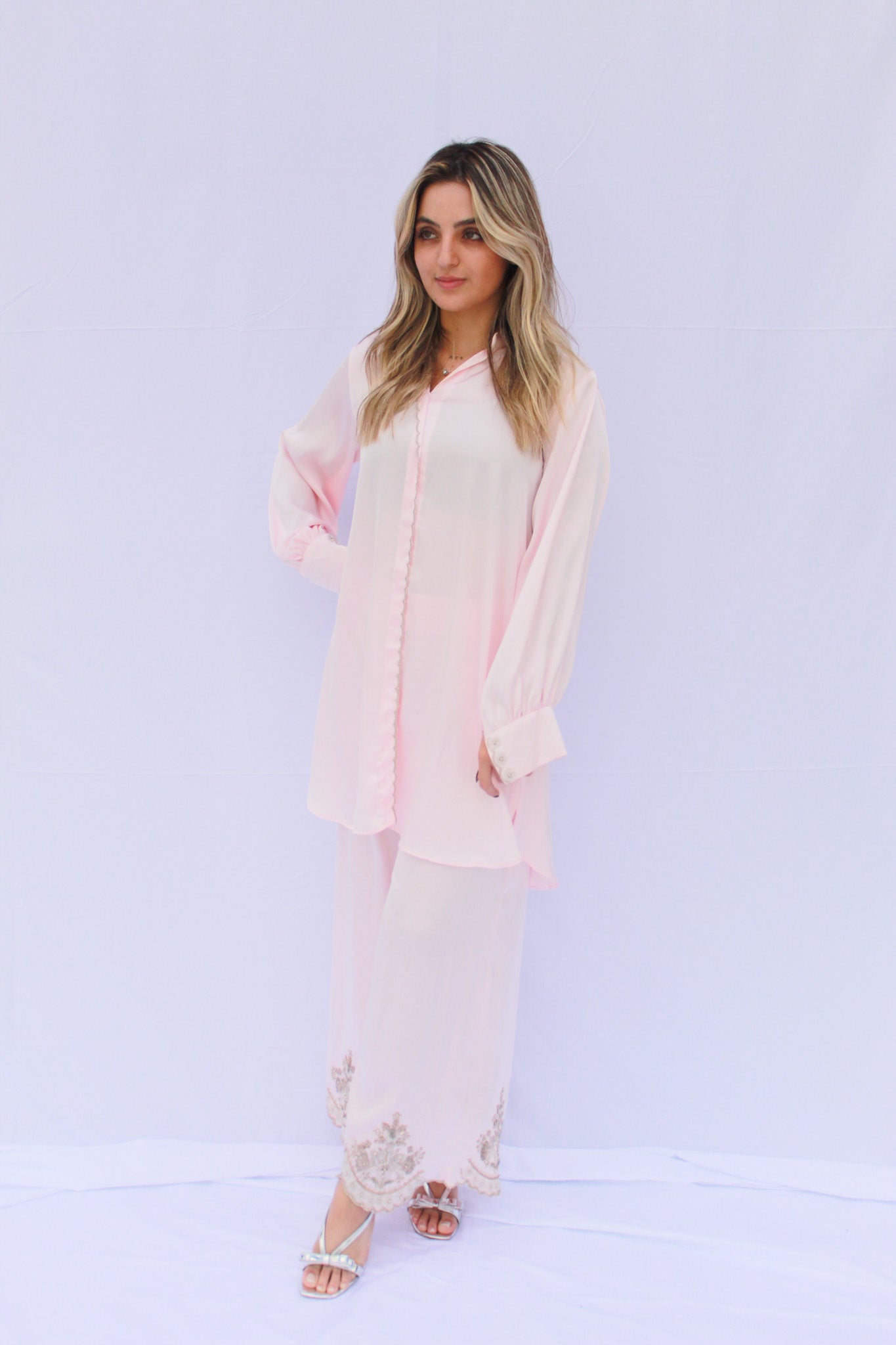 Pure Shamo Silk Co-Ord Set