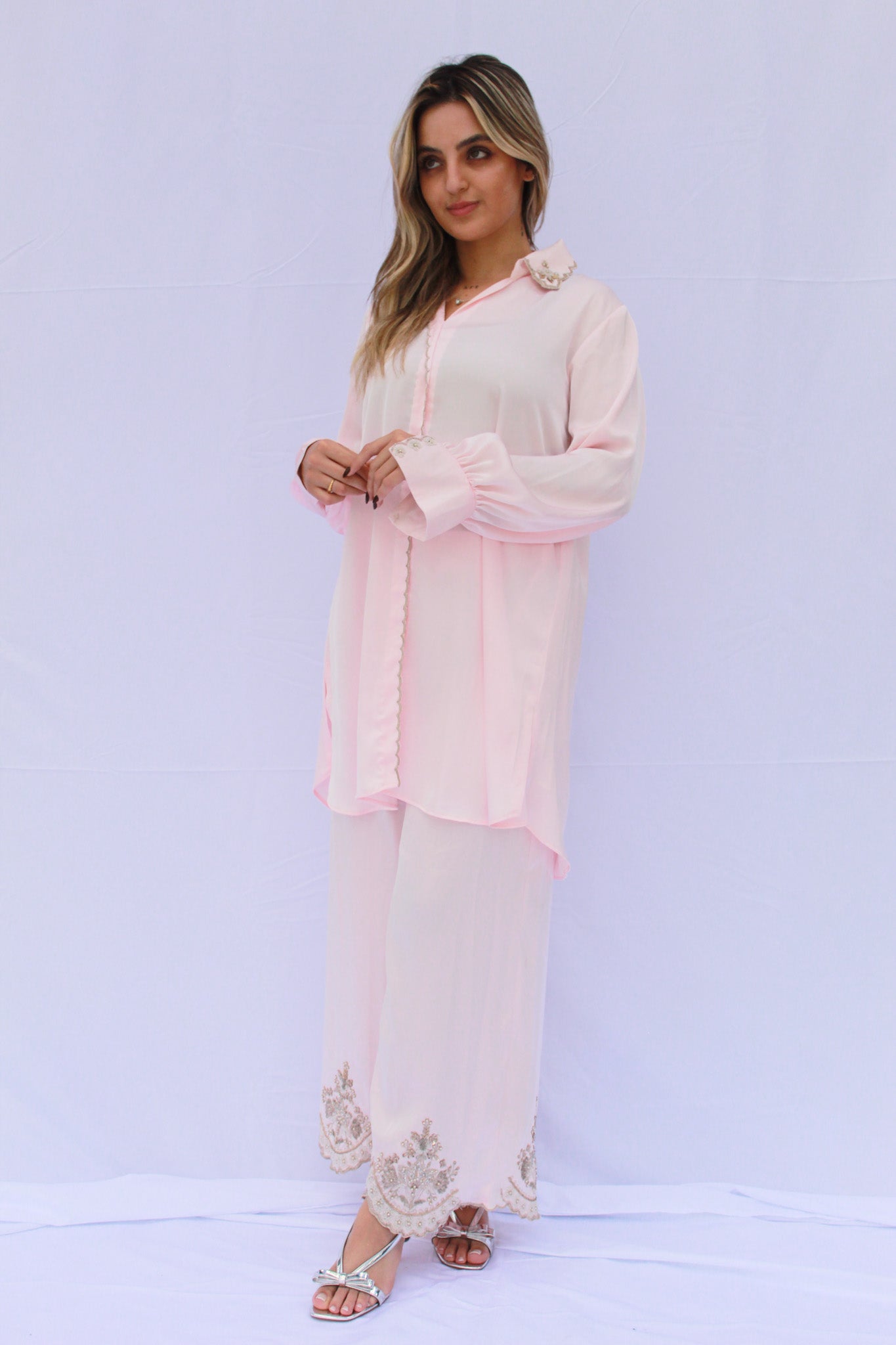 Pure Shamo Silk Co-Ord Set
