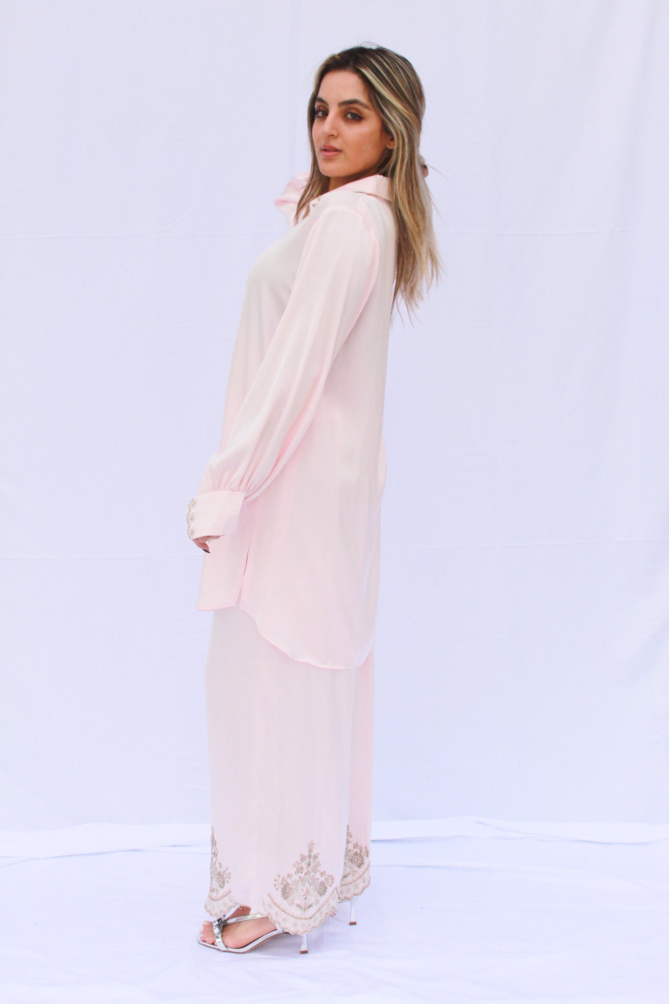 Pure Shamo Silk Co-Ord Set