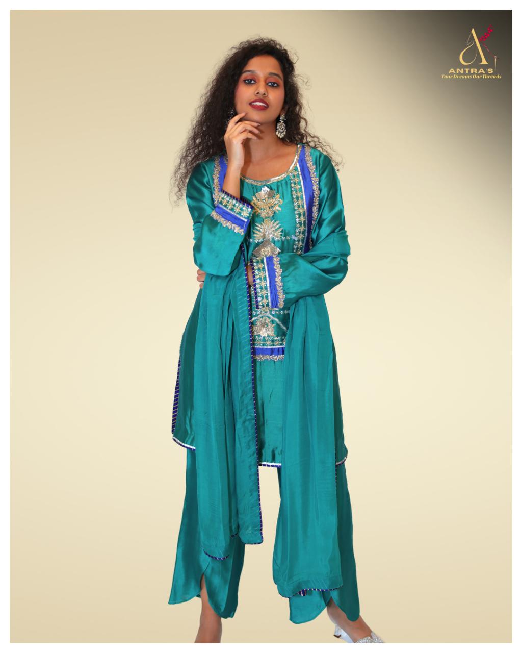 Pure Sheesha Silk Tulip Pant Set